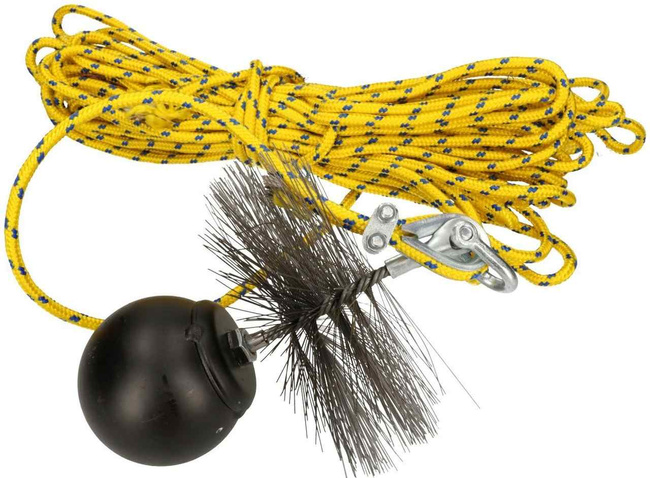 Zestaw kominiarski 200 mm do czyszczenia kominów 3 m
