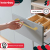 Uchwyt meblowy kuchenny klasyk nowoczesny złoty mat 256 mm zestaw 6 szt.