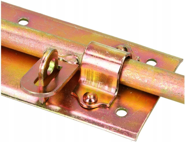 Zasuwa garażowa rygiel 280 mm bramy furtki drzwi lewa