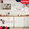 Uchwyt meblowy kuchenny klasyk nowoczesny złoty mat 96 mm zestaw 6 szt.
