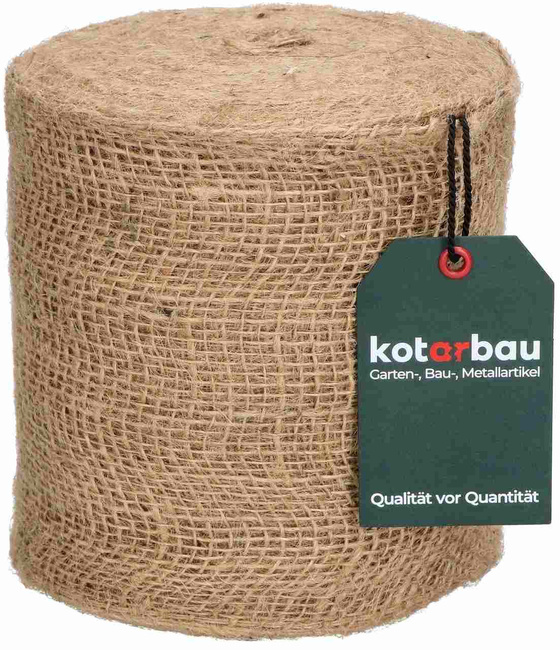 2x taśma 15cm wstążka jutowa naturalna rolka 25m