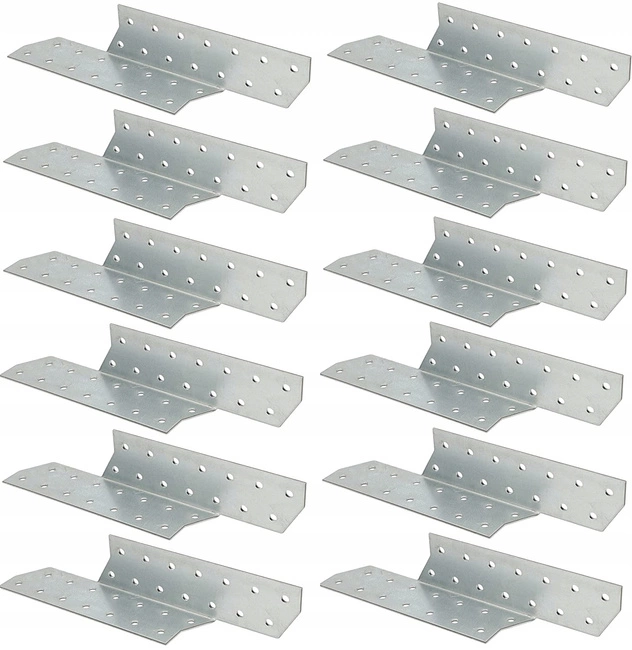 Łącznik ciesielski krokwiowy 210x40 prawy - 12 szt.